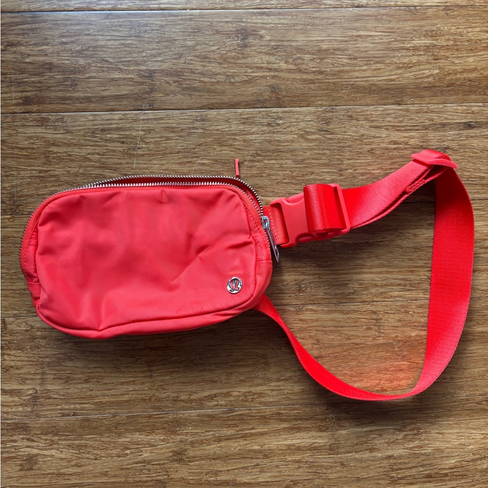 Red Lululemon Everywhere Belt Bag